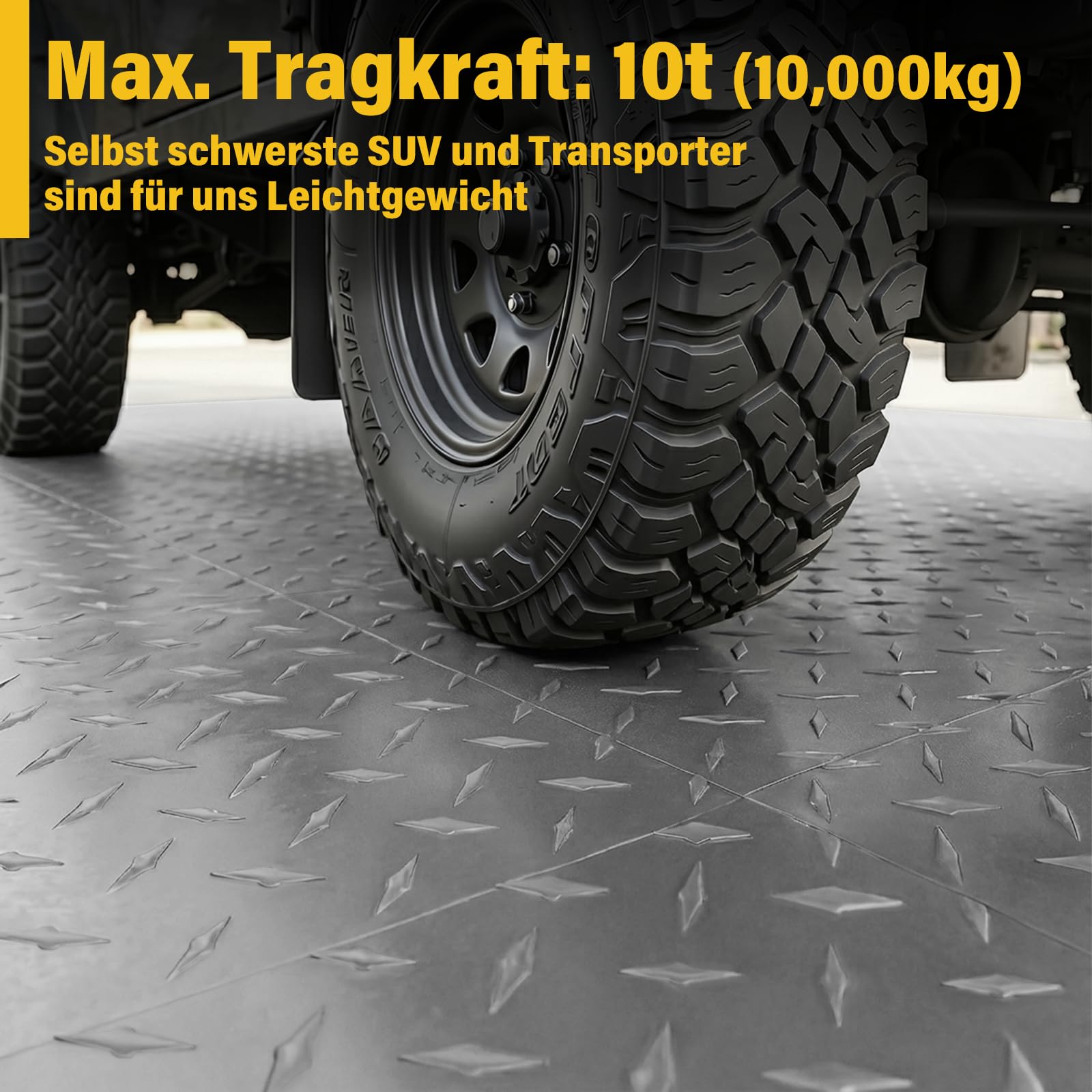 jxgzyy Zestaw 30 okuć podłogowych garażowych – 40 x 40 x 18 mm, standard przemysłowy, antypoślizgowa dwustronna struktura, do garażu, piwnicy, warsztatu, kolor szary
