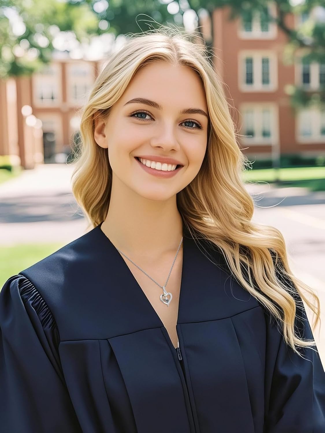 Graduation Gifts 925 Sterling Silver Graduation Necklace Jewelry for Women/Medical Student - Image 4