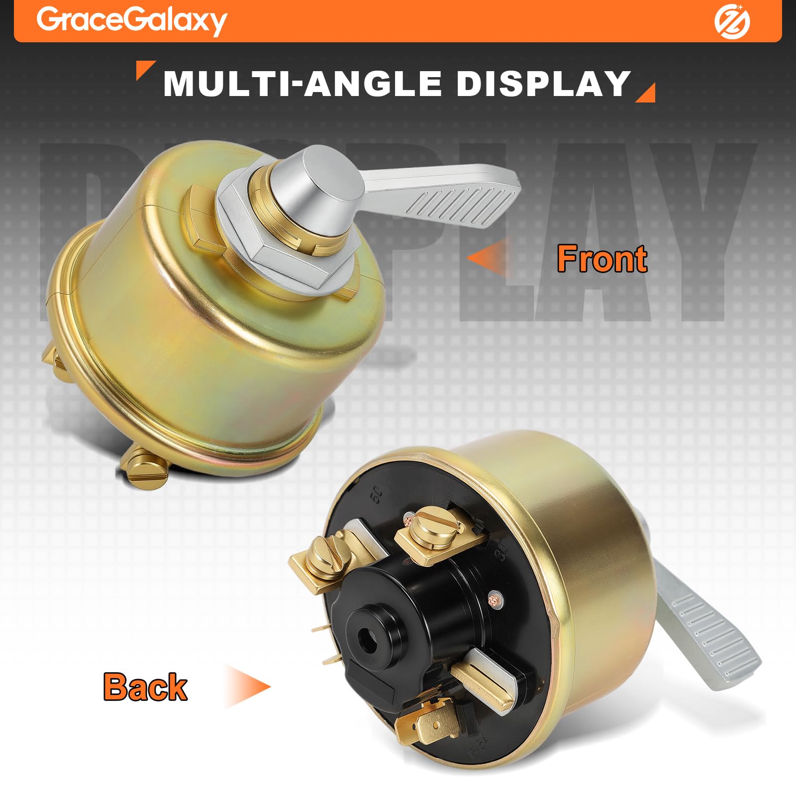 GraceGalaxy Interruttore di accensione per Fiat 1000DT 350DT 450DT interruttore a incandescenza, interruttore di accensione con chiave, per 5118444, 4180375, 6673000, 72089444