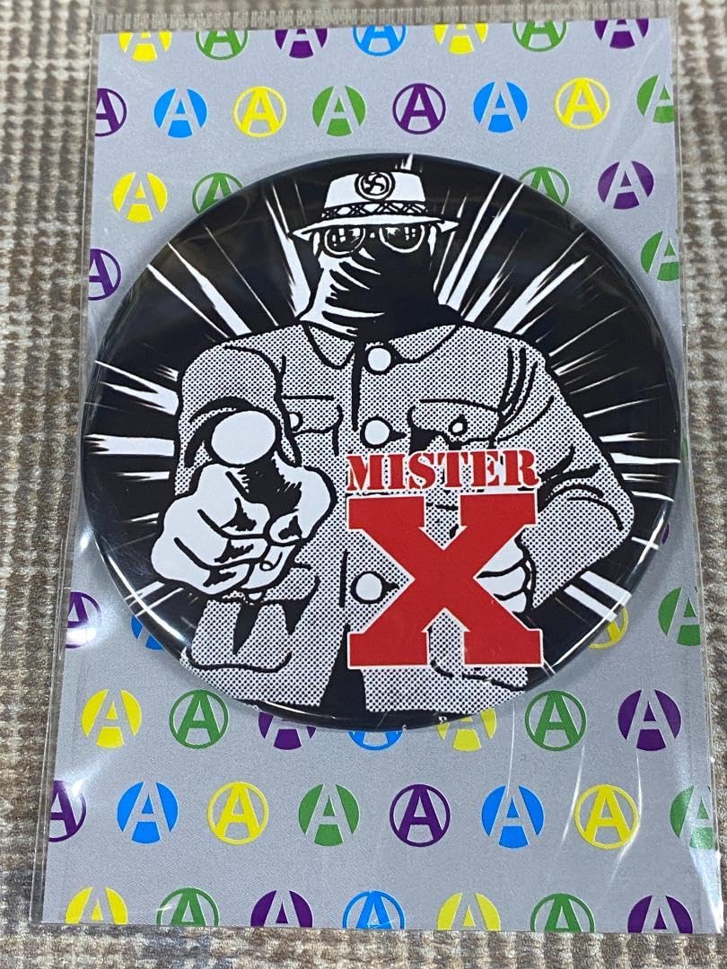 Amazon.co.jp: プロゴルファー猿 缶バッジ ミスターX バッチ 藤子