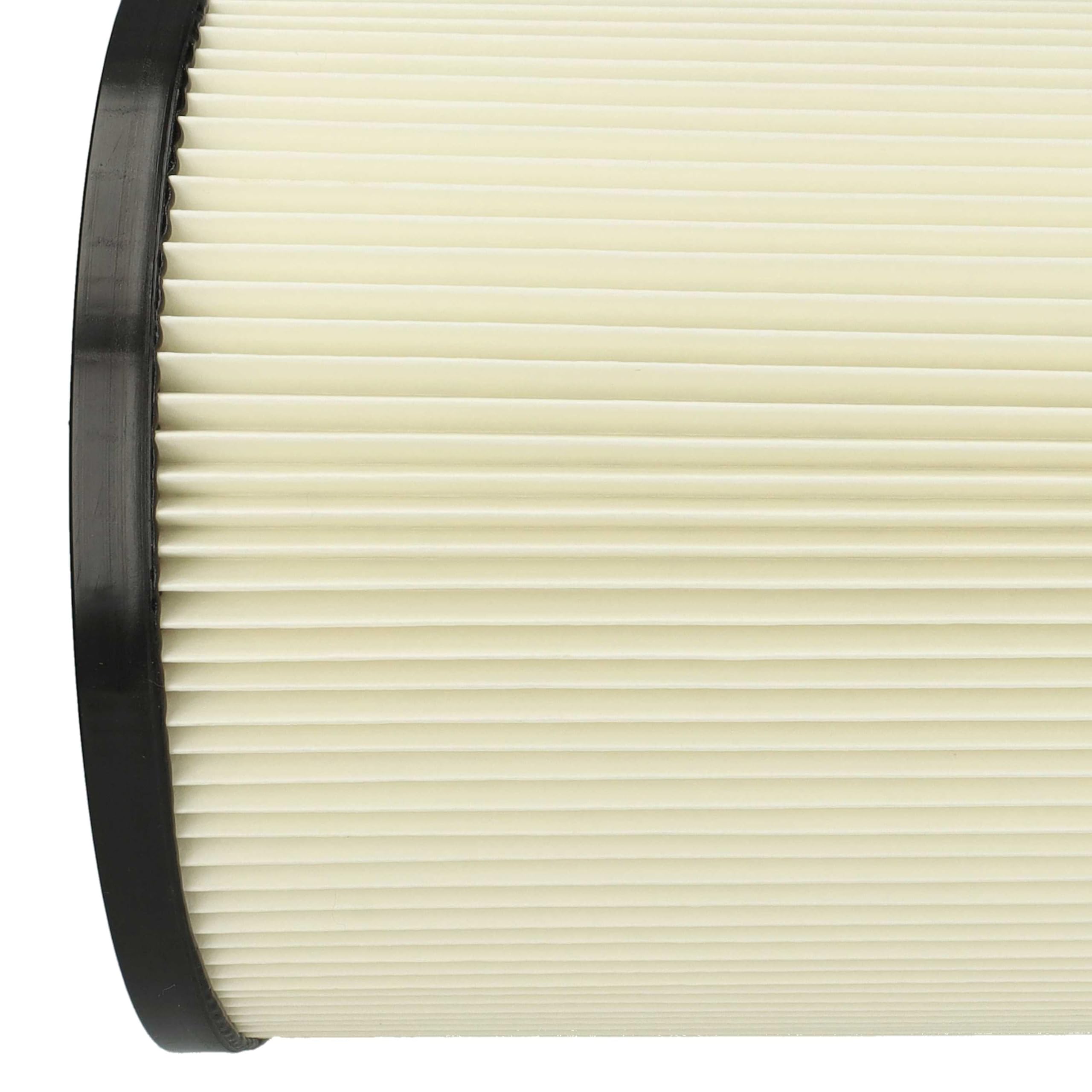 vhbw 4x Filtro plisado reemplaza Kärcher 6.904-325.0, 6.904-048.0 para aspiradora - blanco lavable