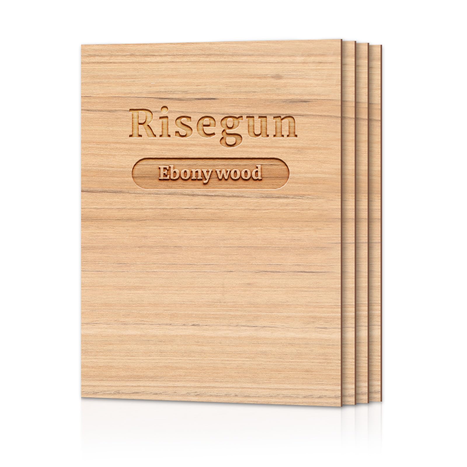 4 placas de madera contrachapada A4, 297 mm x 215 mm x 3 mm, placas de madera contrachapada finas (+/- 0,2 mm) para manualidades, madera, mini casa, barco, avión, modelo