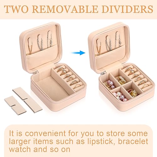 Miniatura 4 de Kigeli 18 piezas de joyería de viaje a granel cajas de regalo de dama de honor pequeña caja de joyería mini organizador de almacenamiento para