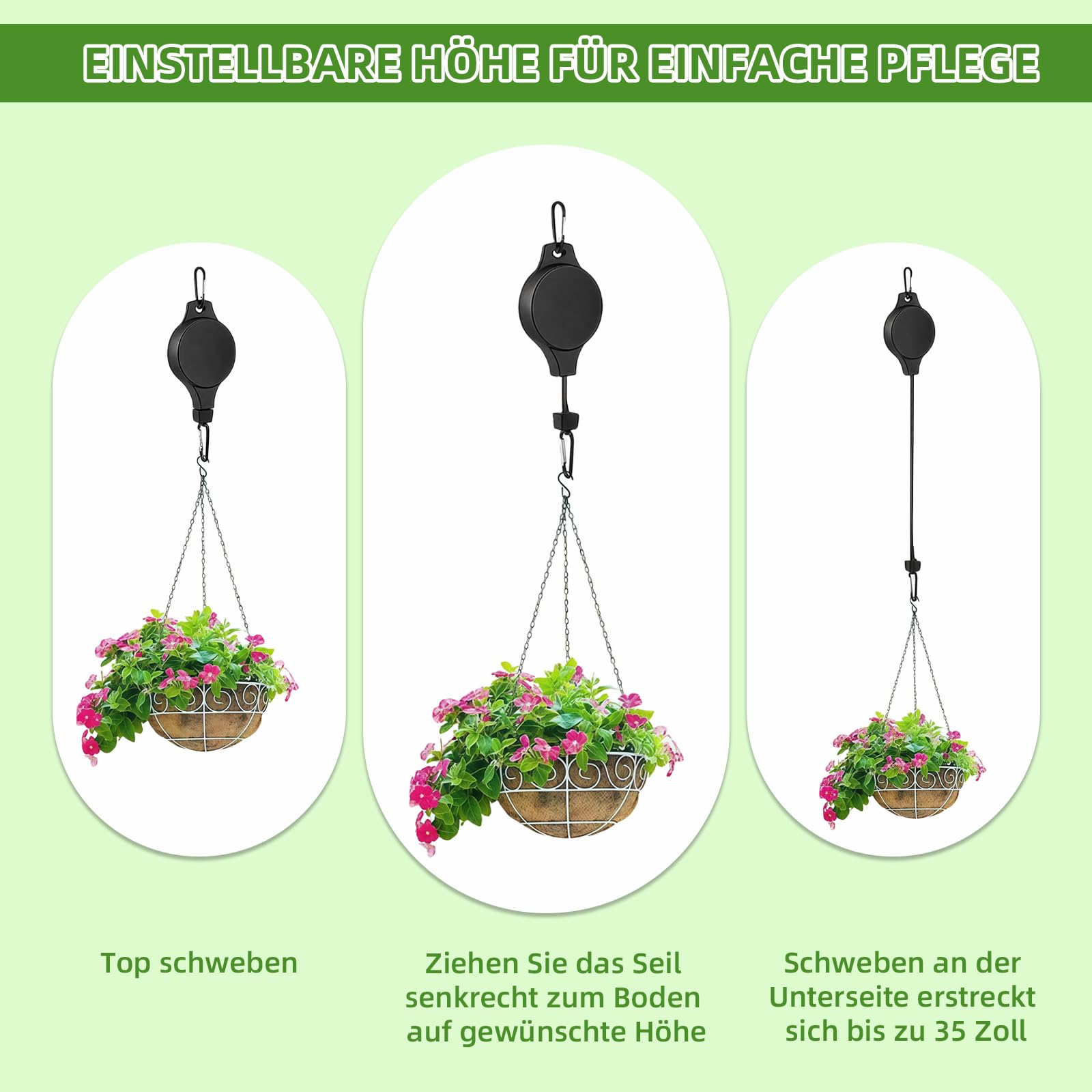 Lot De 2 Crochets De Support Pour Plantes à Suspendre 30,5 Cm Pour L