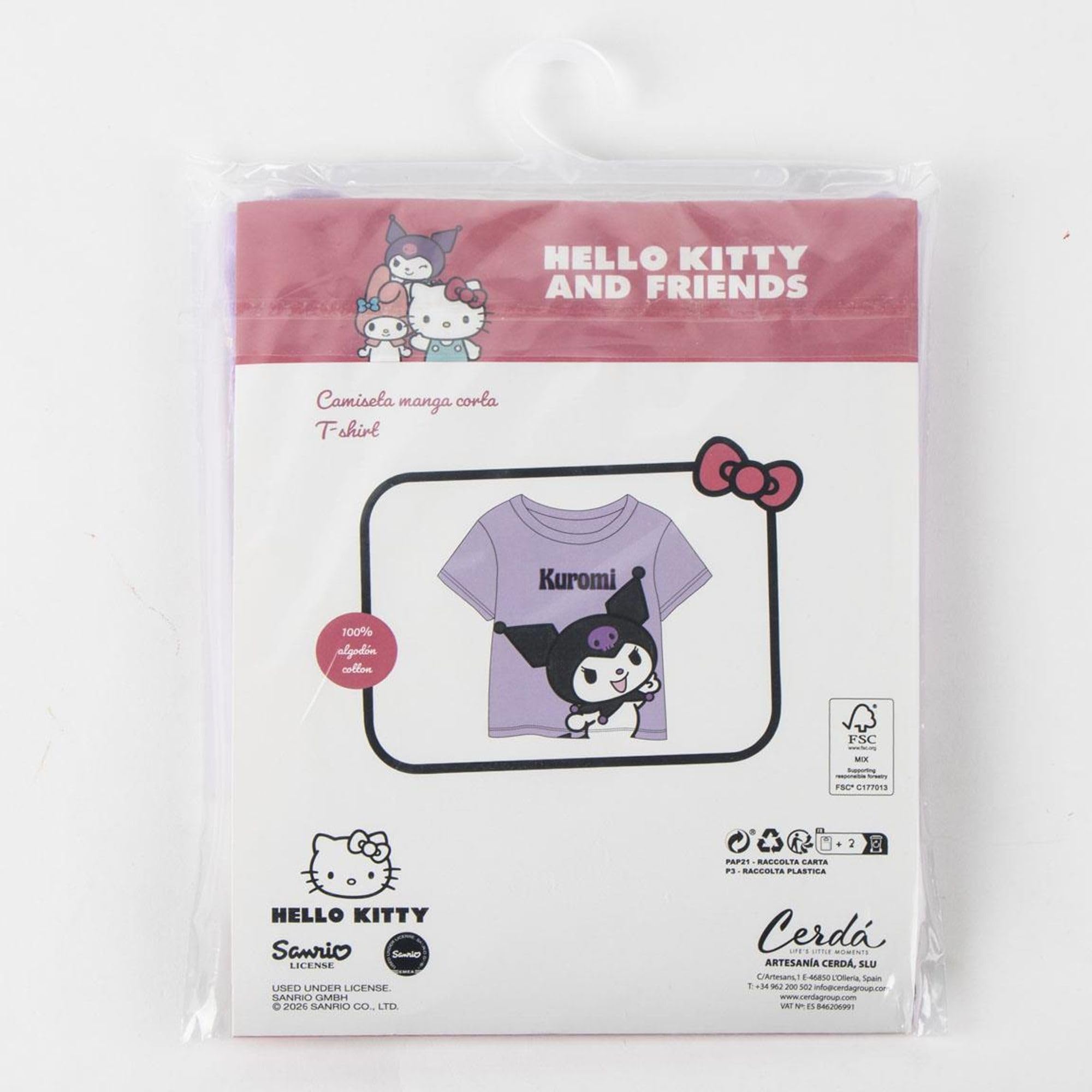 Camiseta Hello Kitty Manga Corta para Niños y Niñas - Camiseta Infantil Transpirable, Suave y Cómoda, Ropa para Verano, Uso Diario y Excursiones — view 6