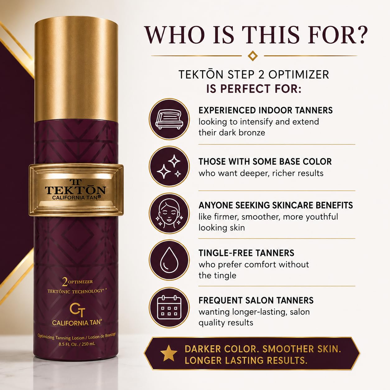 California Tan Optimizer Step 2 Indoor Tanning Lotion, 8.5 fl oz