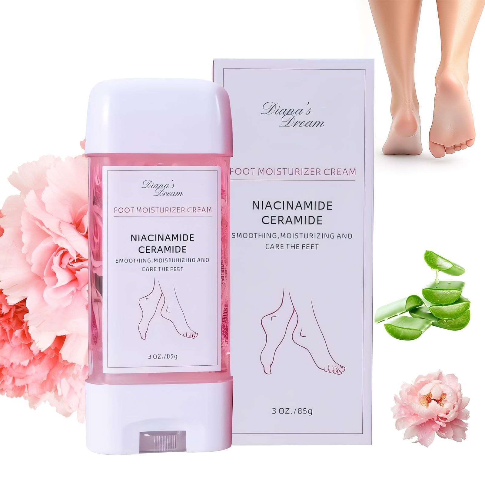 Amazon.com : DIANA'S DREAM Foot Cream Moisturizer, Dry|Cracked