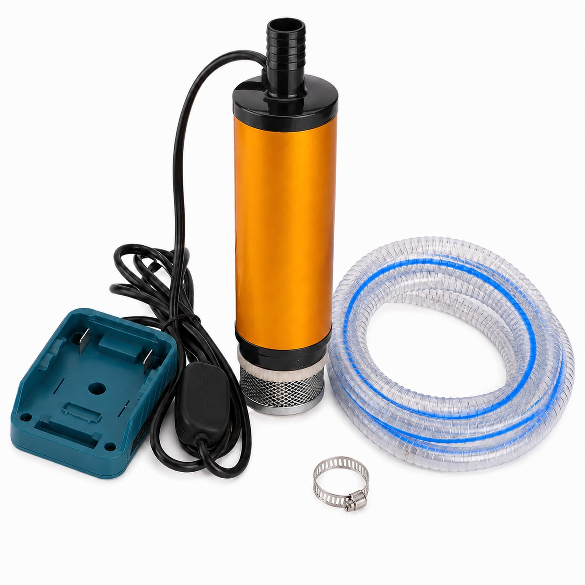 Pompa sommersa a batteria 30 l/min 5 m compatibile con Bosch GBA