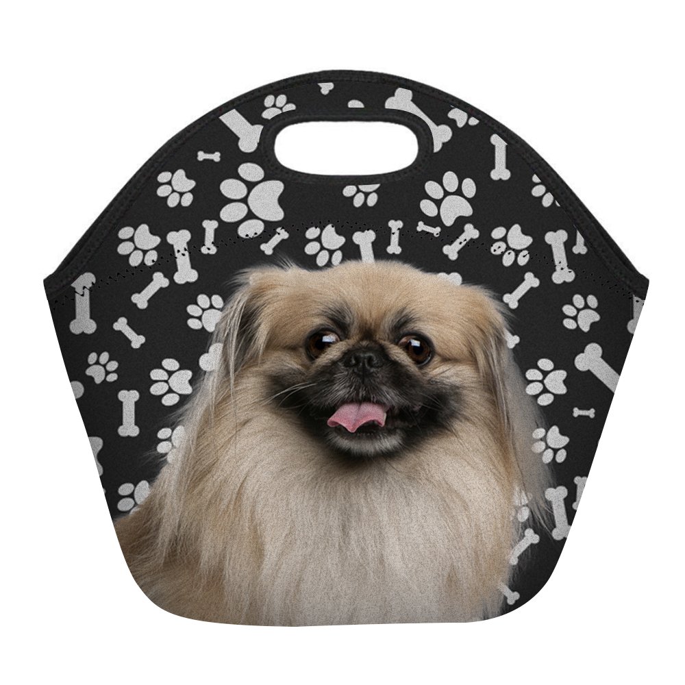 はなふくまま ペキニーズ ランチバッグ Amazon｜Pekingese Dog ペキニーズ 犬の図柄 印刷 ランチバッグ 保冷