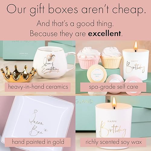 Miniatura 3 de Regalos de cumpleaños número 21 para mujer, cestas de regalo de lujo para su cumpleaños número 21 diseñadas en Gran Bretaña, regalos de cumpleaños