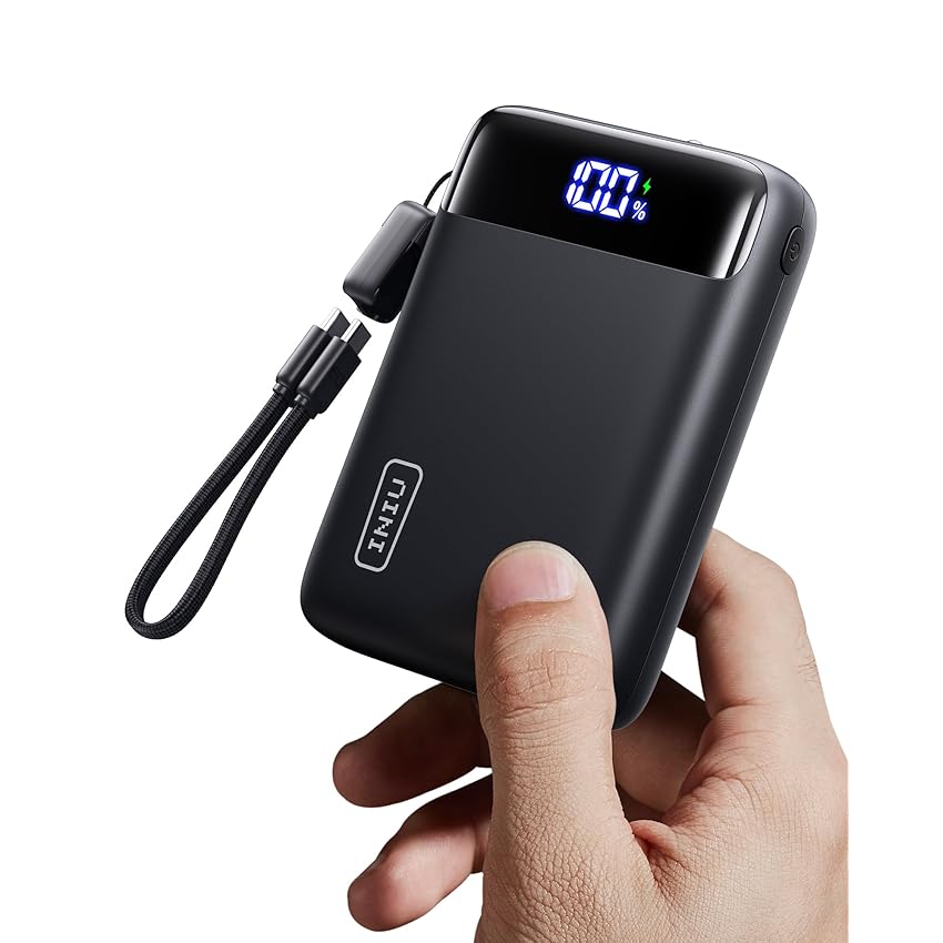 INIU Power Bank, 20000mAh 22,5W PD Ricarica Rapida Caricatore Portatile, Display LED Batteria Esterna Powerbank Compatibile con iPhone 17 16 15 14 Plus Pro Max, Galaxy S24 Ultra, Xiaomi, iPad etc