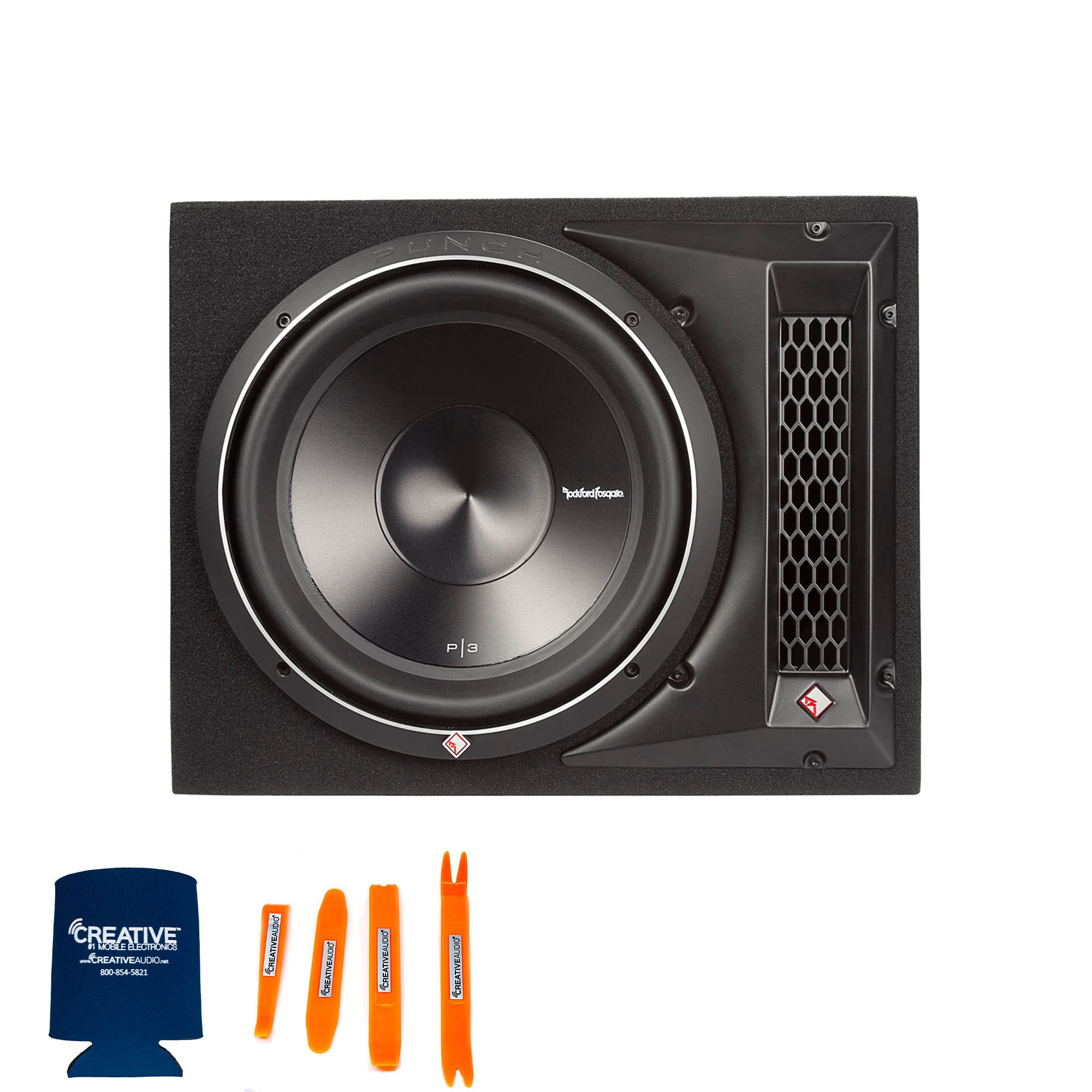 ロックフォード 　エンクロージャー　箱　P1 P1-1X10 25cm 純正BOX Max.500W ロックフォード ROCKFORD | ウーハー