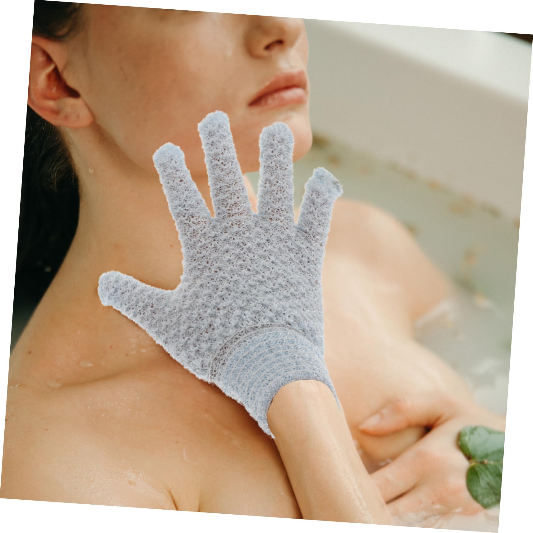 Healeved 3sets Guanti Da Esfolianti Doppia Faccia Per Massaggio e Stimolazione Della Circolazione Per Tutti Tipi