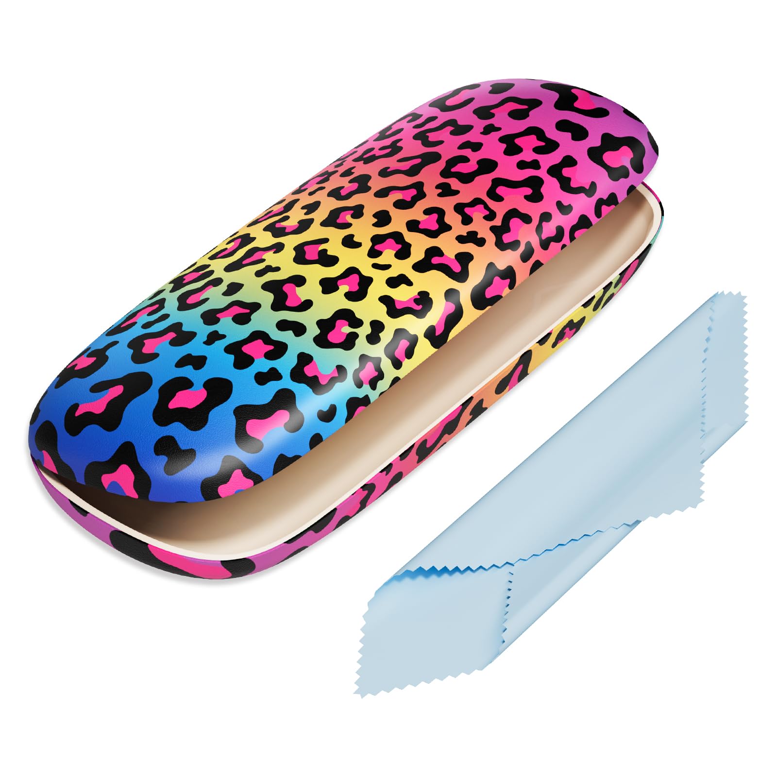 NPOOYI Eyeglasses Case, Hard Shell Protective Case for Glasses, Unisex for Women Men
