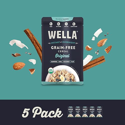 Vista 67 de Wella Alternativa de avena de cereales, cereales calientes sin gluten, cereales calientes para desayuno, paleo orgánico sin granos, superalimento