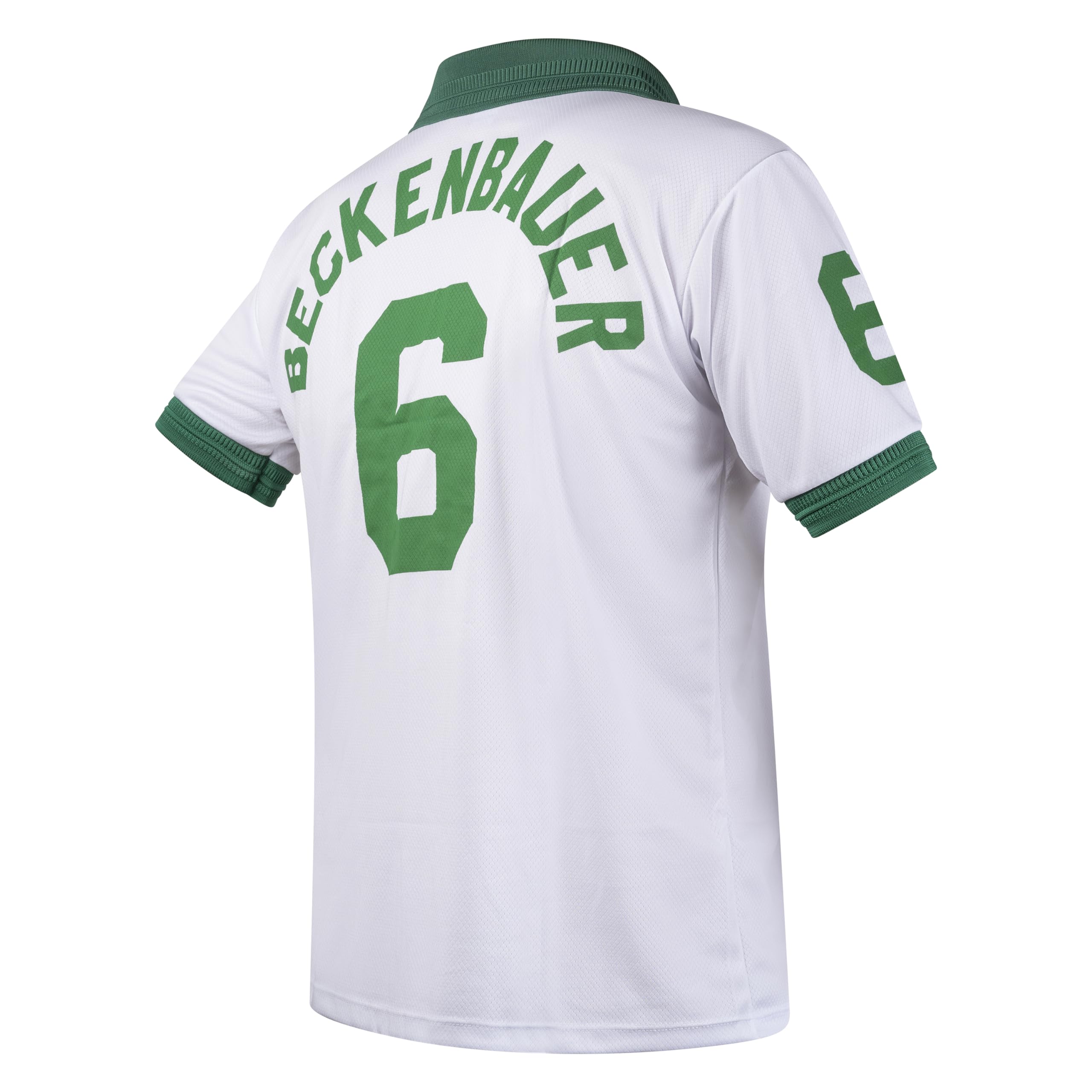JL Sport Franz Beckenbauer Maglia retrò NY Cosmos USA Football Tribute Numero 6 Jersey Top