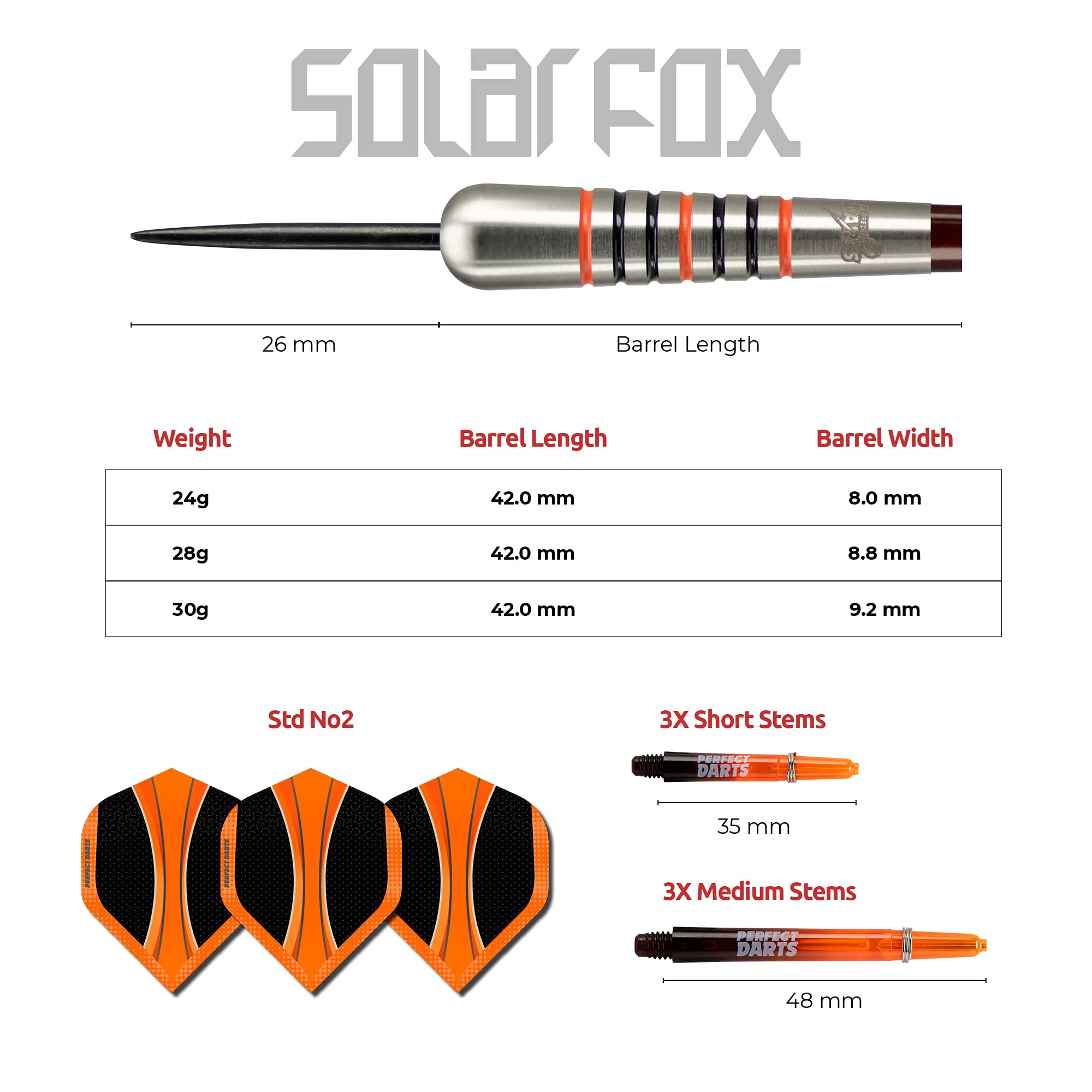 Matrix Stalen Tip Darts (Zwart/Goud) HARROWS