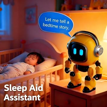 AI Robot - Intelligent Voice Talking Robot Interactive Desktop Toy Companion | AI Dialogue Educational Toy With Storytelling Games, Knowledge Companion