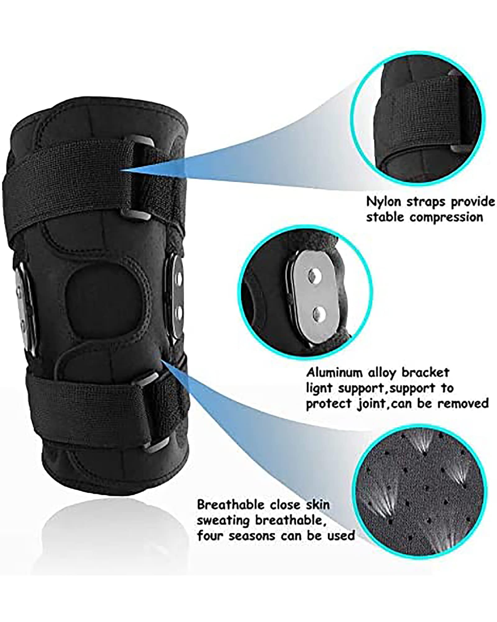 Offene Patella-Stützbandage, verstellbare Knie-Kompressionsbandage, Bänder, Sportverletzungen, orthopädische Schiene zur Schmerzlinderung bei Arthritis