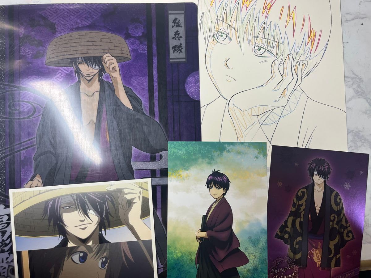 Amazon.co.jp: 銀魂 高杉晋助 神威 クリアファイル ポストカード : ホビー