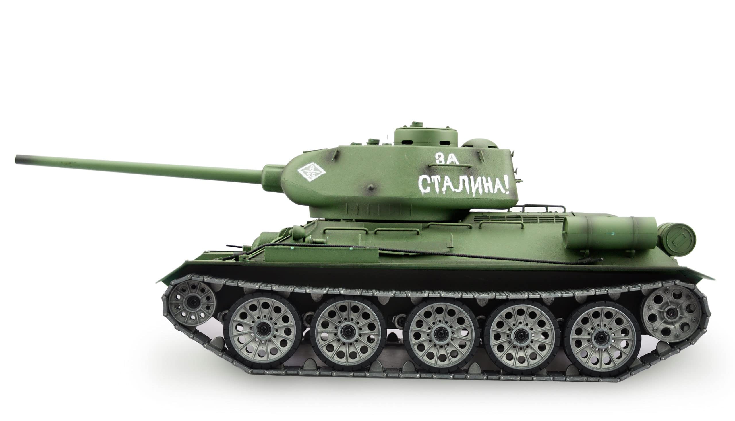 RC czołg Amewi T-34/85 1:16 Professional Line, MK MG IR/BB