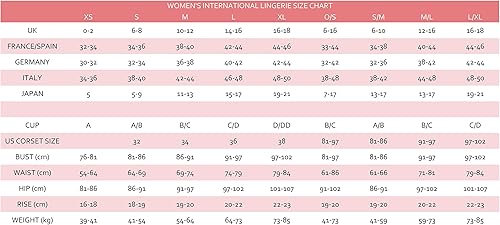 Vista 7 de Dreamgirl Lencería sexy de moda para mujer, braga hipster de encaje elástico