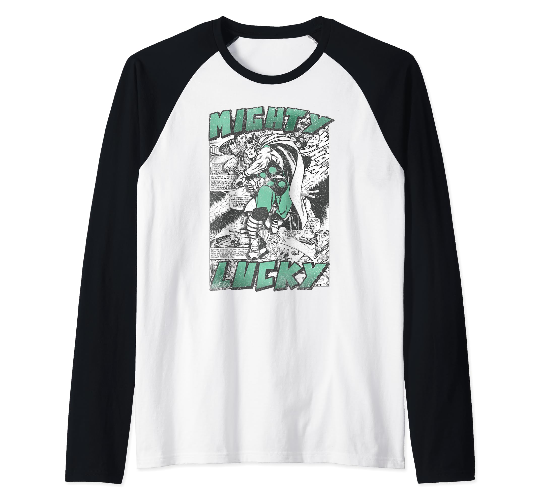 Marvel Thor t-shirt raglan confortable contre l'inconfort des coutures d'épaules