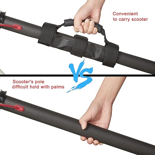 Miniatura 5 de TOMALL Asa de transporte para scooter, correa de mano portátil, compatible con M365 Pro ES1 ES2 ES3 ES4 Scooter