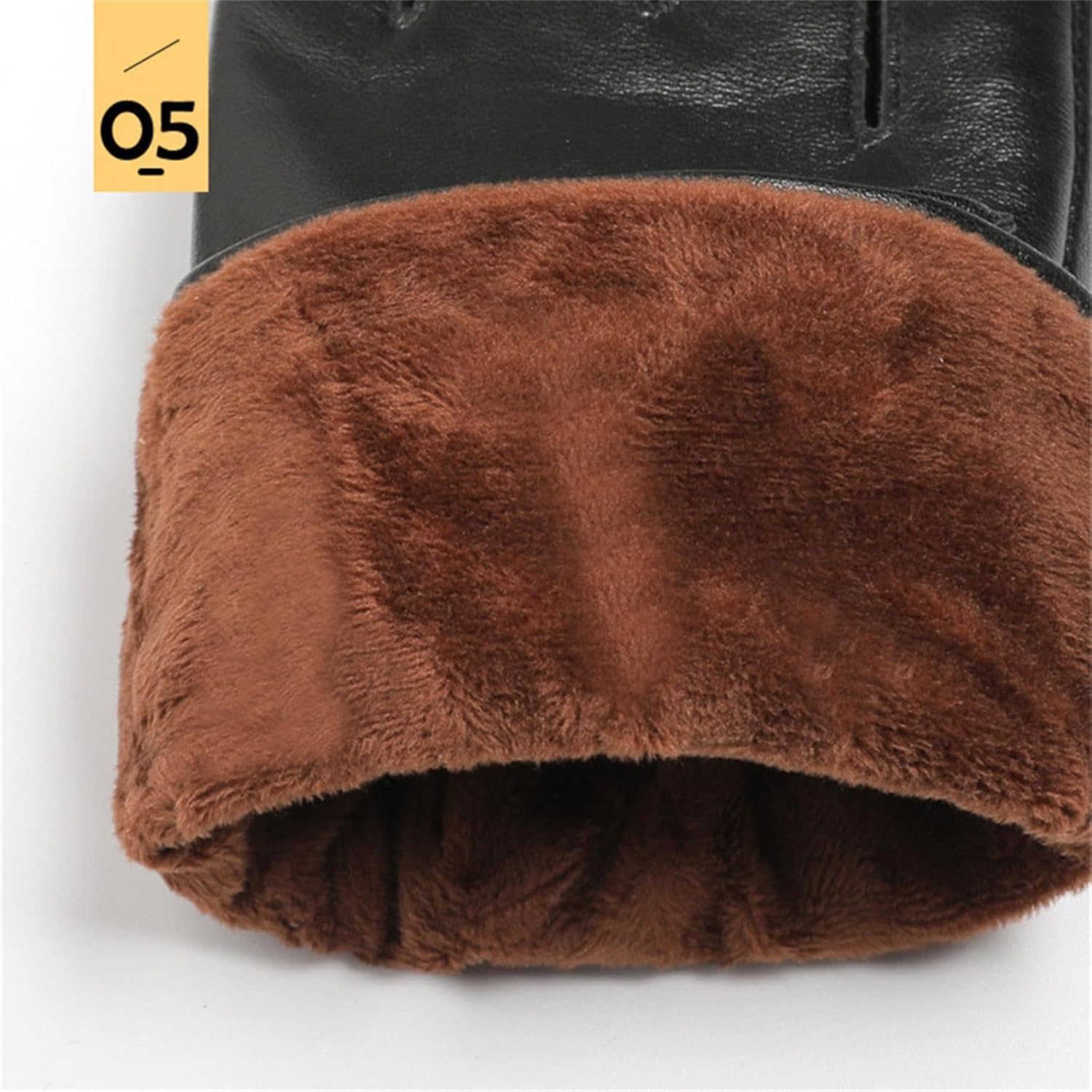 [小さな店] 手袋 レディース 防寒手袋 革手袋レディース冬スプリットフィンガー革手袋女性 保温 通勤 通学 旅行 自転車