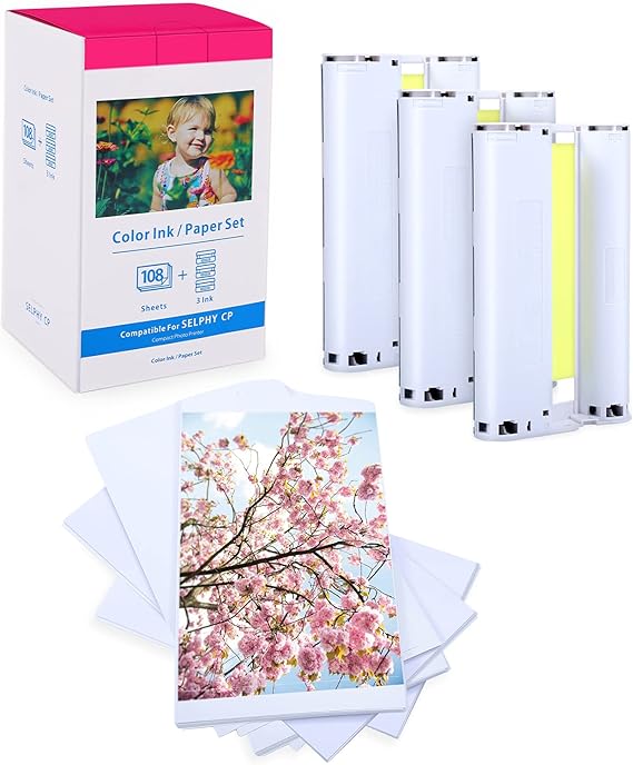 Compatibele Canon Selphy CP1500 inkt en papier voor selphy fotoprinter