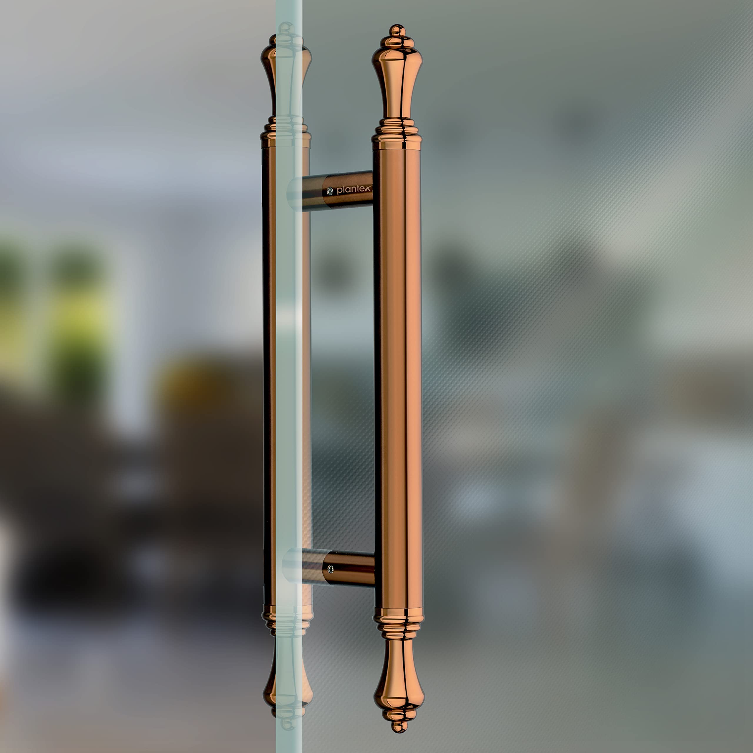 Plantex Rose Gold Door Handle - 14 Inch -5
