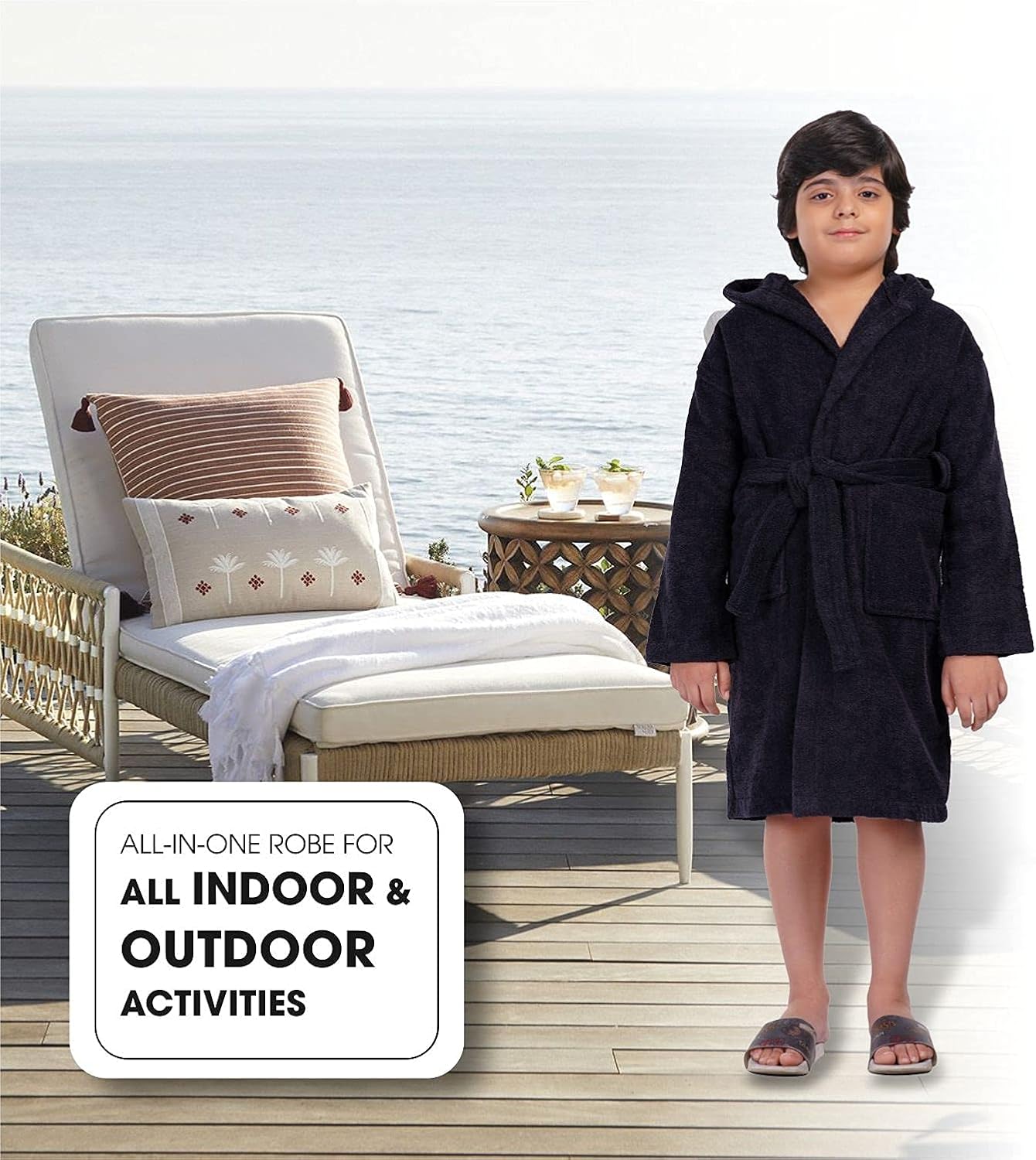 Childrens toweling dressing gown Outlet