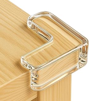 Pack of 12 Silicone Corner Protectors | Baby Proofing Edge & Corner Guards for Sharp Edges, Table, Bed & Furniture | Child Safety Cushion for Baby Proofing - Pack of 12