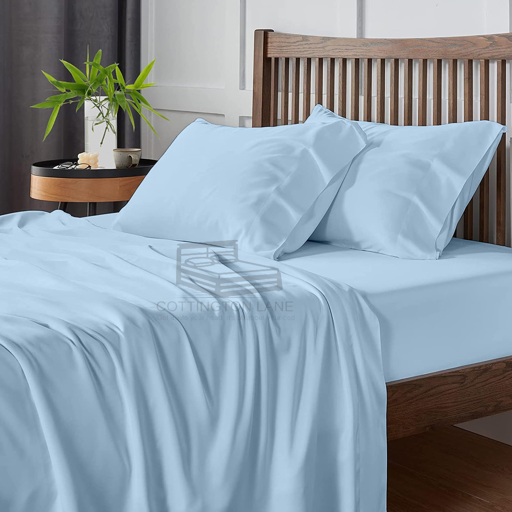 ベッドカバー  (twin size) Amazon.com: NSNLGSGC Light Blue Gingham Duvet Cover Set Twin