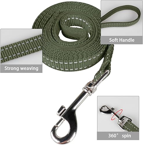 Miniatura 4 de YIMEIS Juego de arnés y correa para perro, arnés de malla suave sin tirones, chaleco reflectante ajustable para cachorros para perros pequeños,