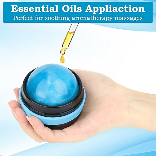 Miniatura 4 de Coolrunner Pelota de masaje, masajeador manual de rodillo, paquete de 2 herramientas de masaje manual y relajación de cuerpo completo para dolores