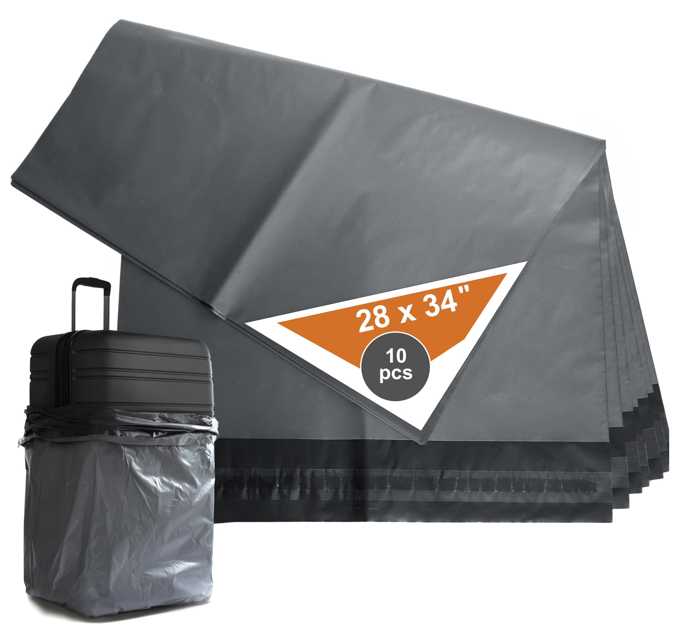 10 x (28"x34") Self-Sealing Extra Large Postage Bags, 71cm x 86cm x 5cm Extra Strong Parcel Bags, Self Seal Mailing Bags for Clothes, Shipping and Packaging