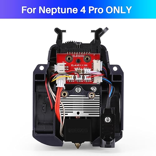 Miniatura 3 de ELEGOO Extrusora para impresora 3D Neptune 4 Pro, extrusora de accionamiento directo de doble engranaje, accesorios oficiales de impresora 3D ELEGOO