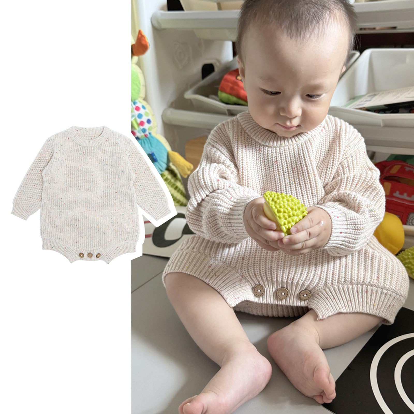 Maglione lavorato a maglia caldo e