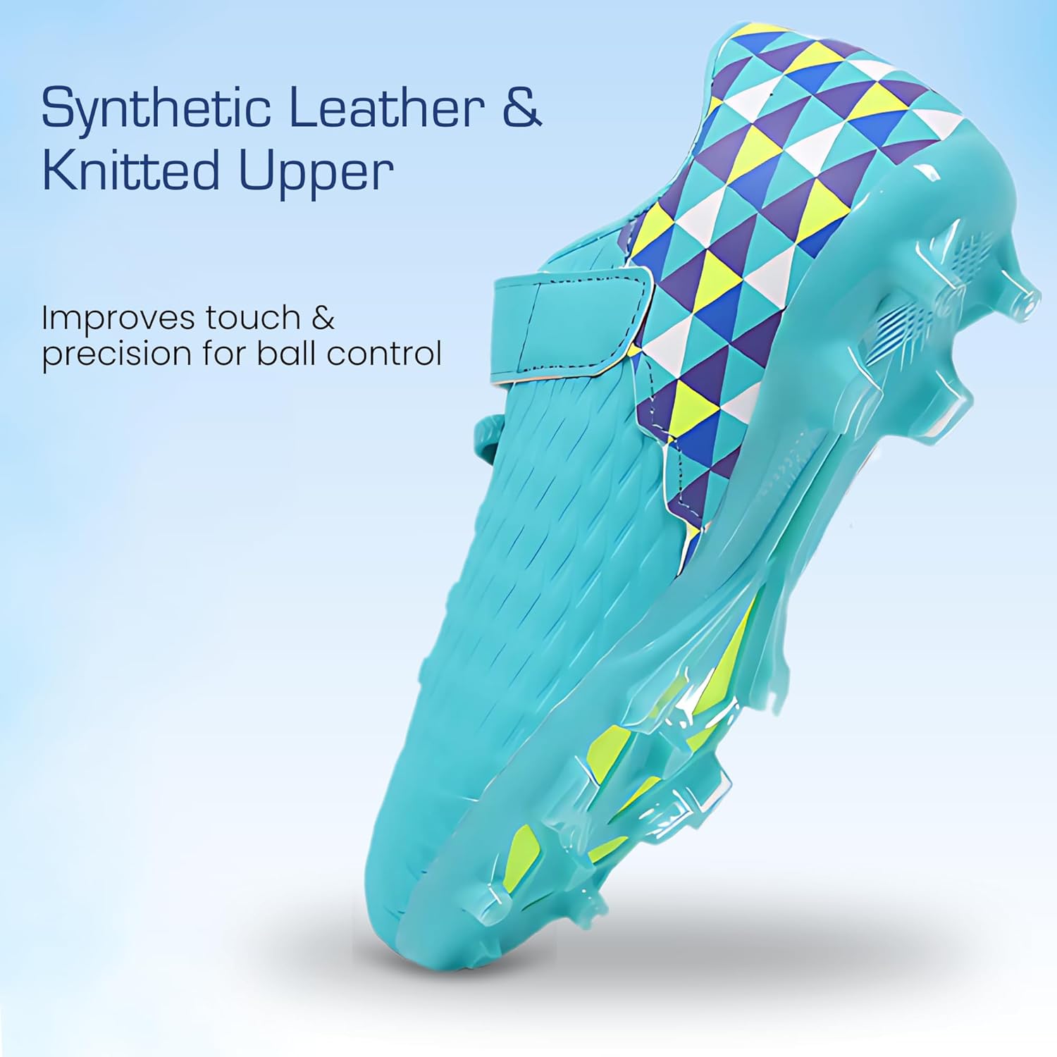 Soccer Cleats for Kids & Youth | Lightweight Football Shoes for Firm Ground | Durable Girls & Boys Soccer Cleats with Non-Slip Sole | Comfortable Soccer Boots | Unisex Size 11-6 - Image 4