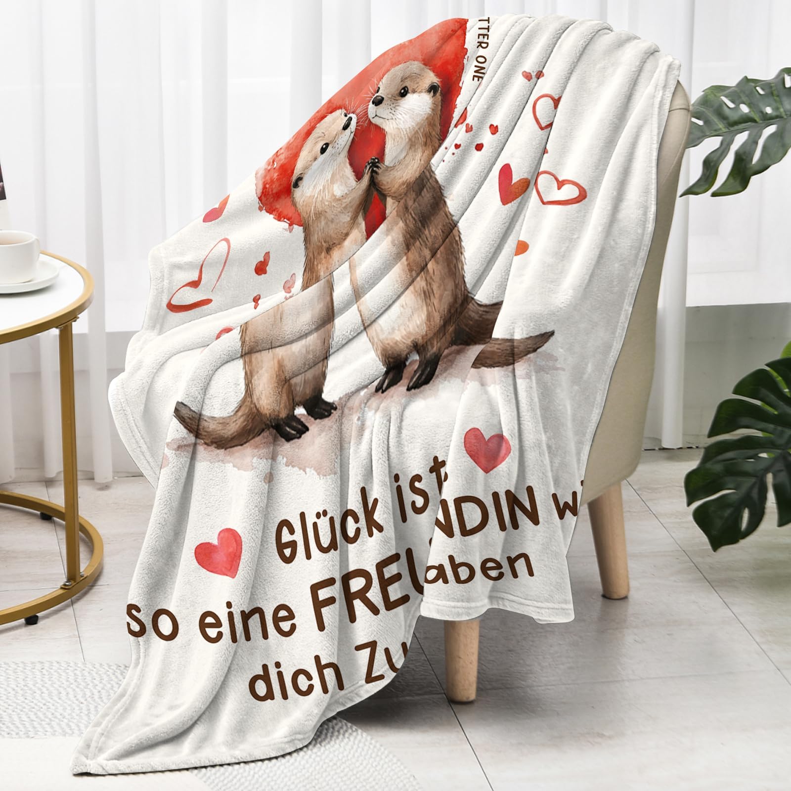 Einanmut Geschenk Freundin Geburtstag, Jahrestag Geschenke für Sie - Ultra-weiche Decke, Beste Freundinnen Geschenk, Geburtstag Geschenke für Freundin
