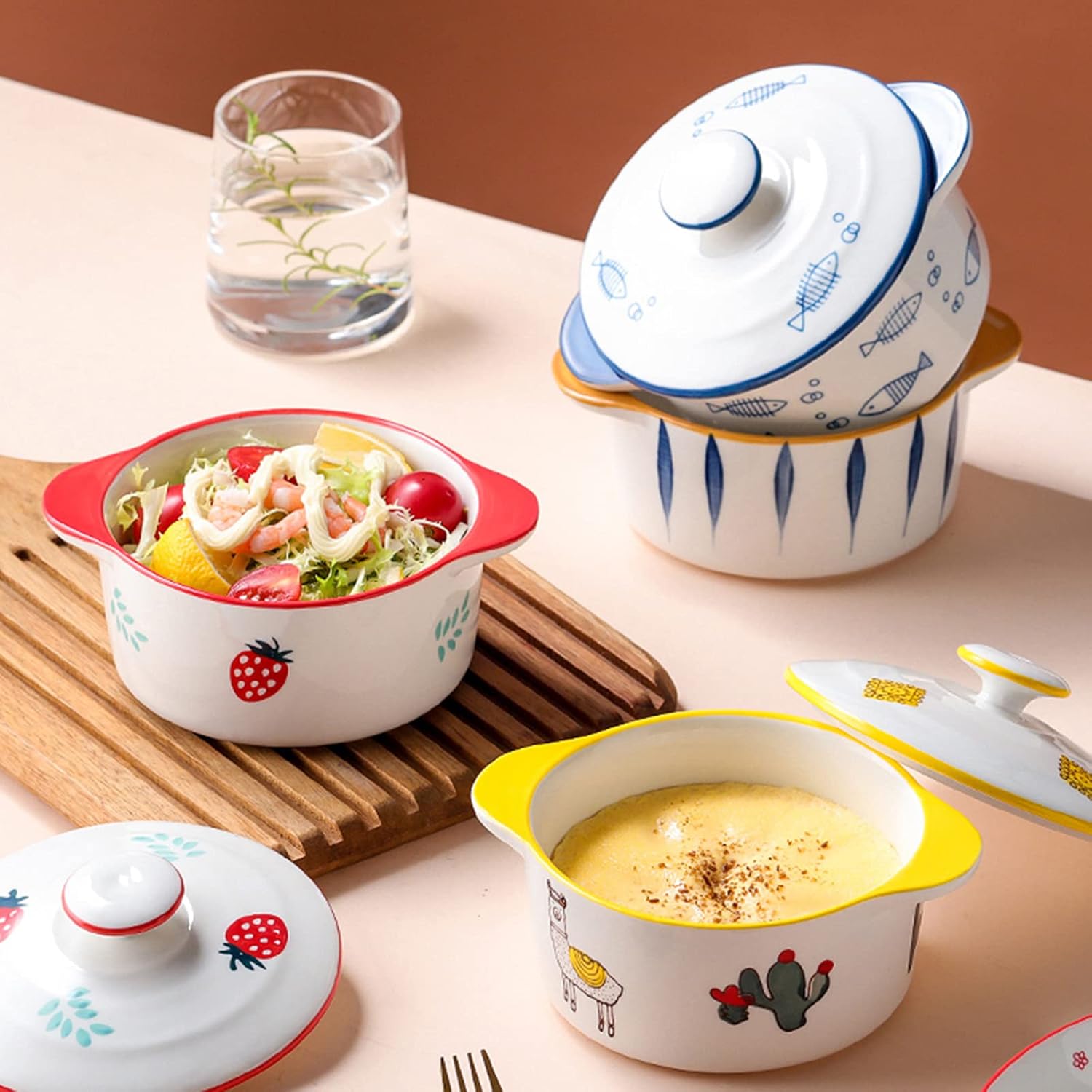 有田焼和山窯 金彩古伊万里様式 小鉢 10個セット 輪花鉢 窓絵 染錦