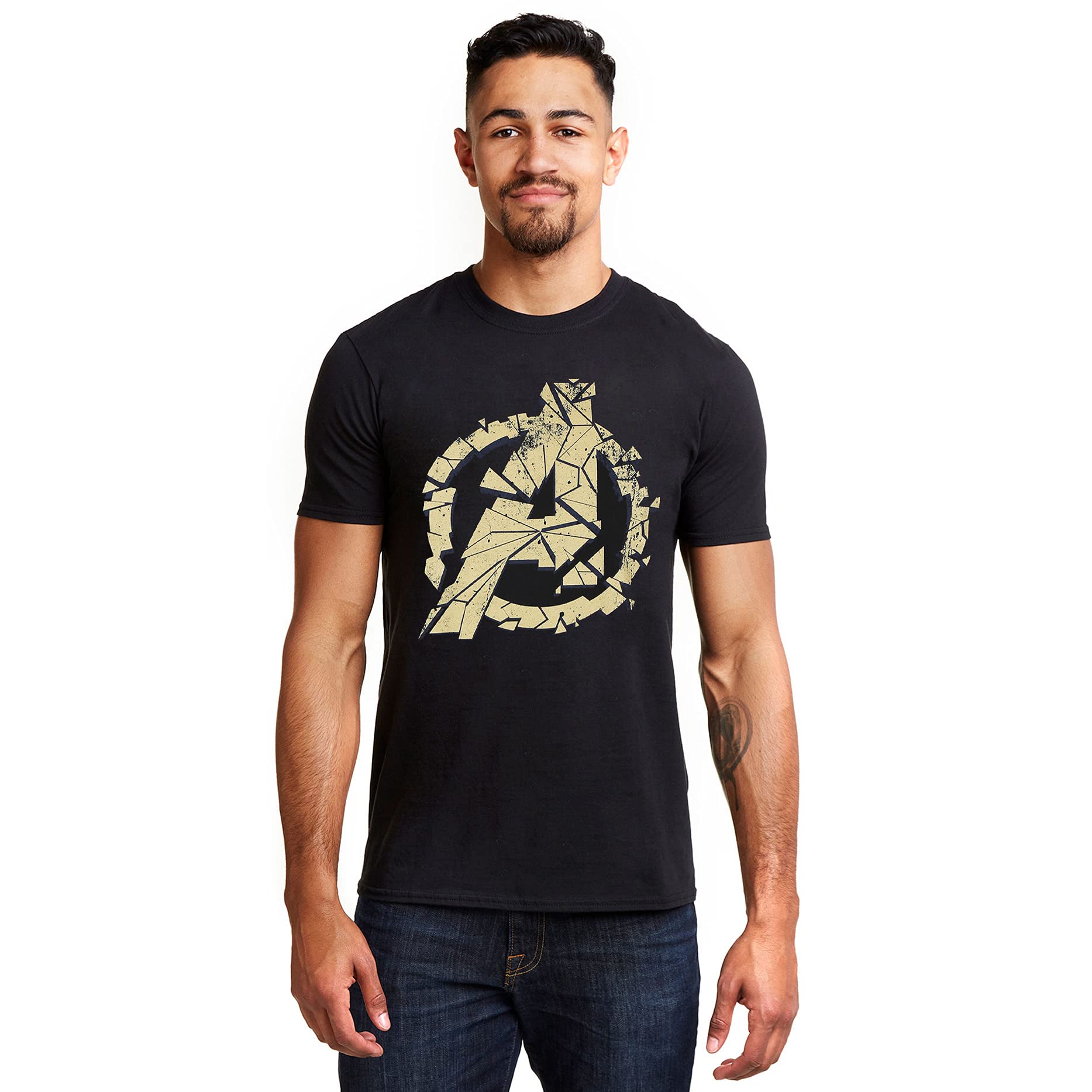 MarvelMen's AVENGERS CRACKED T - Shirt