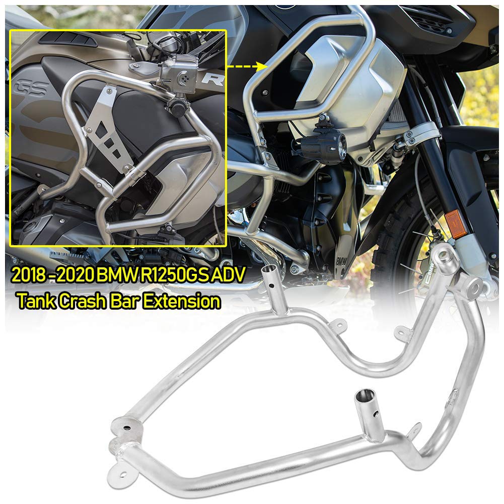 US Stock Motorcycle Stainless Steel Tank Side Protection Highway Crash