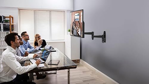 Miniatura 2 de Soporte de pared para TV de rotación completa – CTA Digital Soporte de pared articulado universal para televisores y monitores de 13 a 42 pulgadas