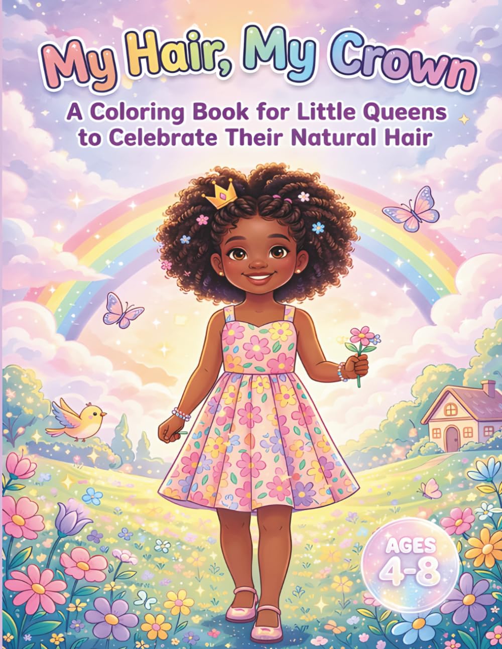 My Hair, My Crown: A Coloring Book for Little Queens to Celebrate Their Natural Hair | Shine with Confidence (Little Queens Collection)