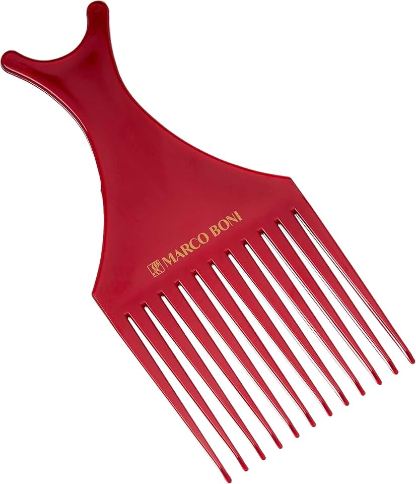 Pente Black Power, Dentes Longos, 1424, Marco Boni, Cores sortidos, 1 Unidade