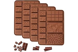 Make Indulgent Treats with our Break-Apart Chocolate Bar Molds