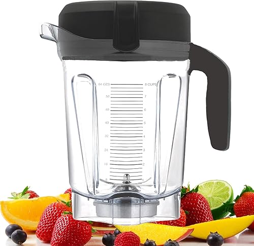 Para jarra de licuadora Vitamix de 64 oz de bajo perfil, repuesto para Vitamix 750 5200 5000 6300 7500 A3500 vm0102 vm0103 vm0197 E310