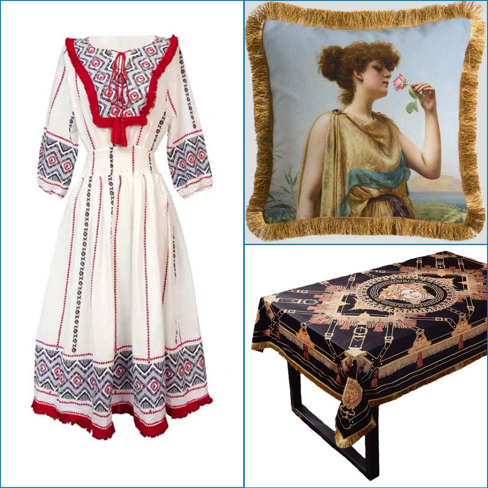 Frangia Di Perline Di Cristallo Nappa Fatta A Mano Di Alta Qualità